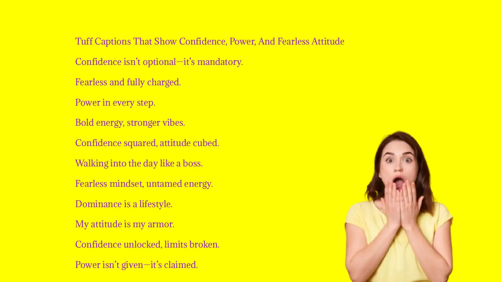 Tuff Captions: Bold, Strong, and Social Media-Ready