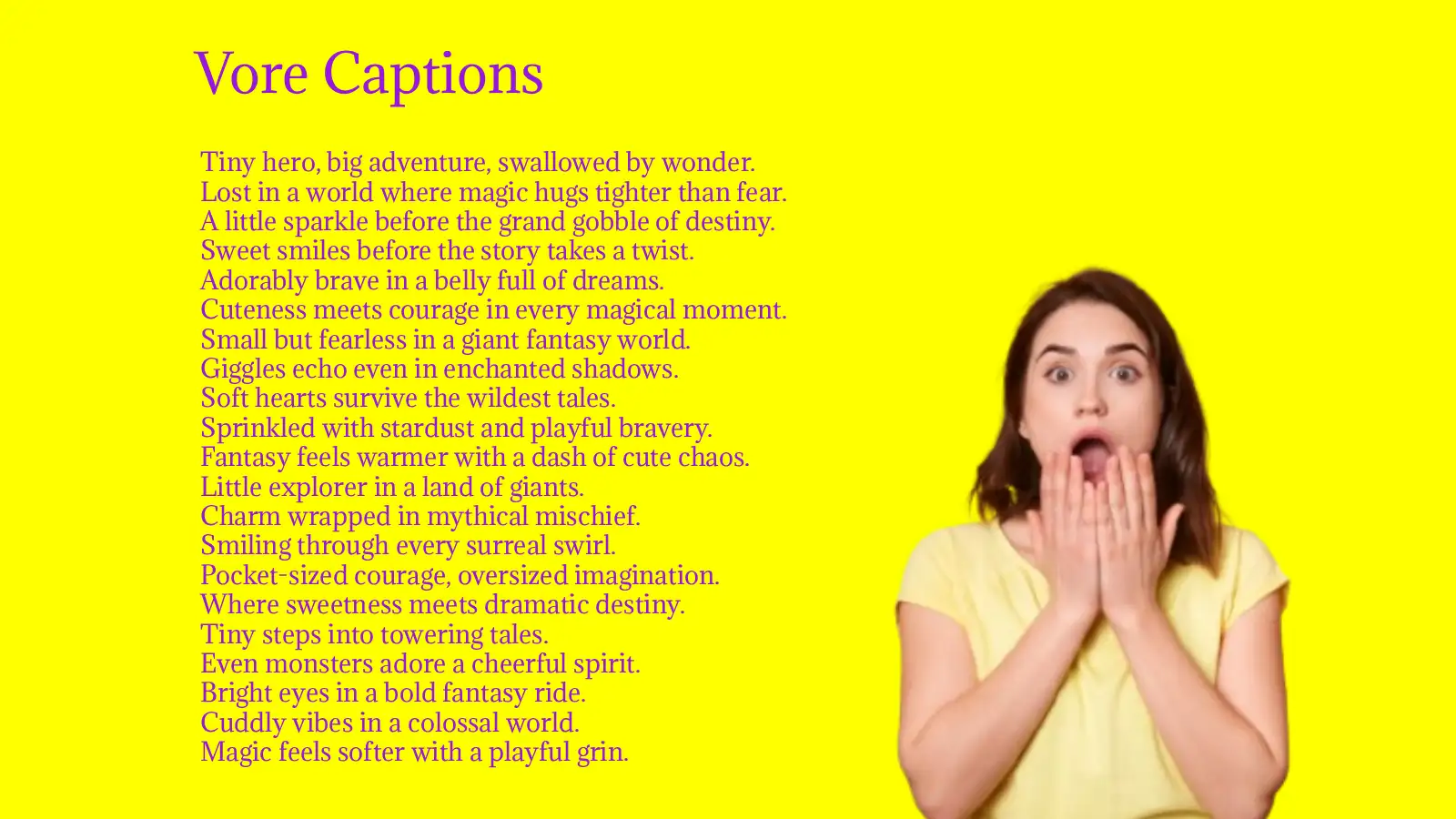 Vore Captions for Instagram to Elevate Your Posts (2026)